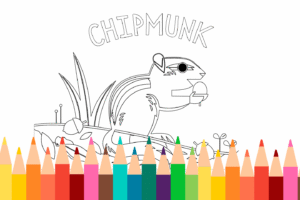 Chipmunk Coloring Page - Ranger Rick Jr.