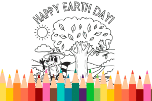 Earth Day Coloring Page