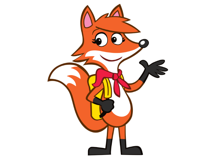 Scarlett Fox waving